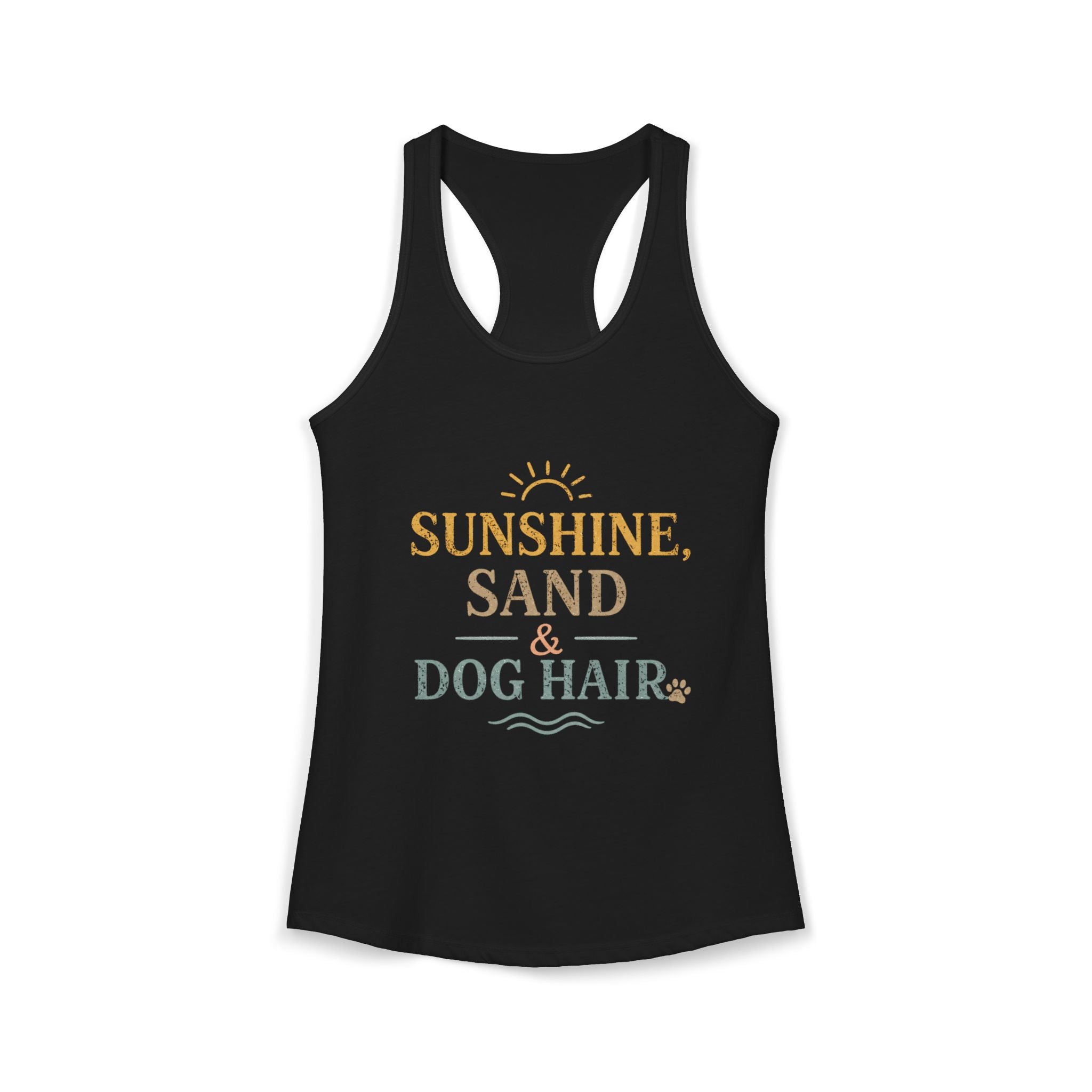 Women's Ideal Racerback Tank | Dog and beach themed tanks