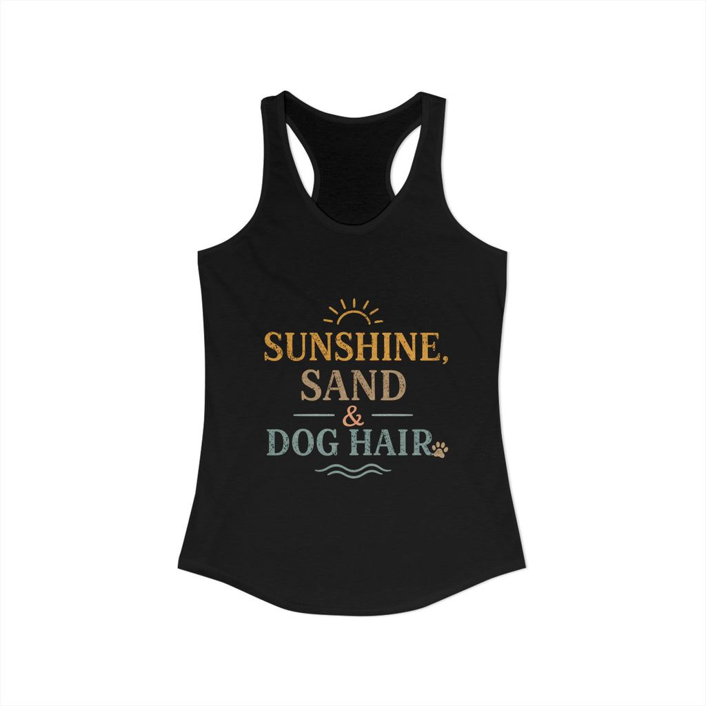 Women's Ideal Racerback Tank | Dog and beach themed tanks