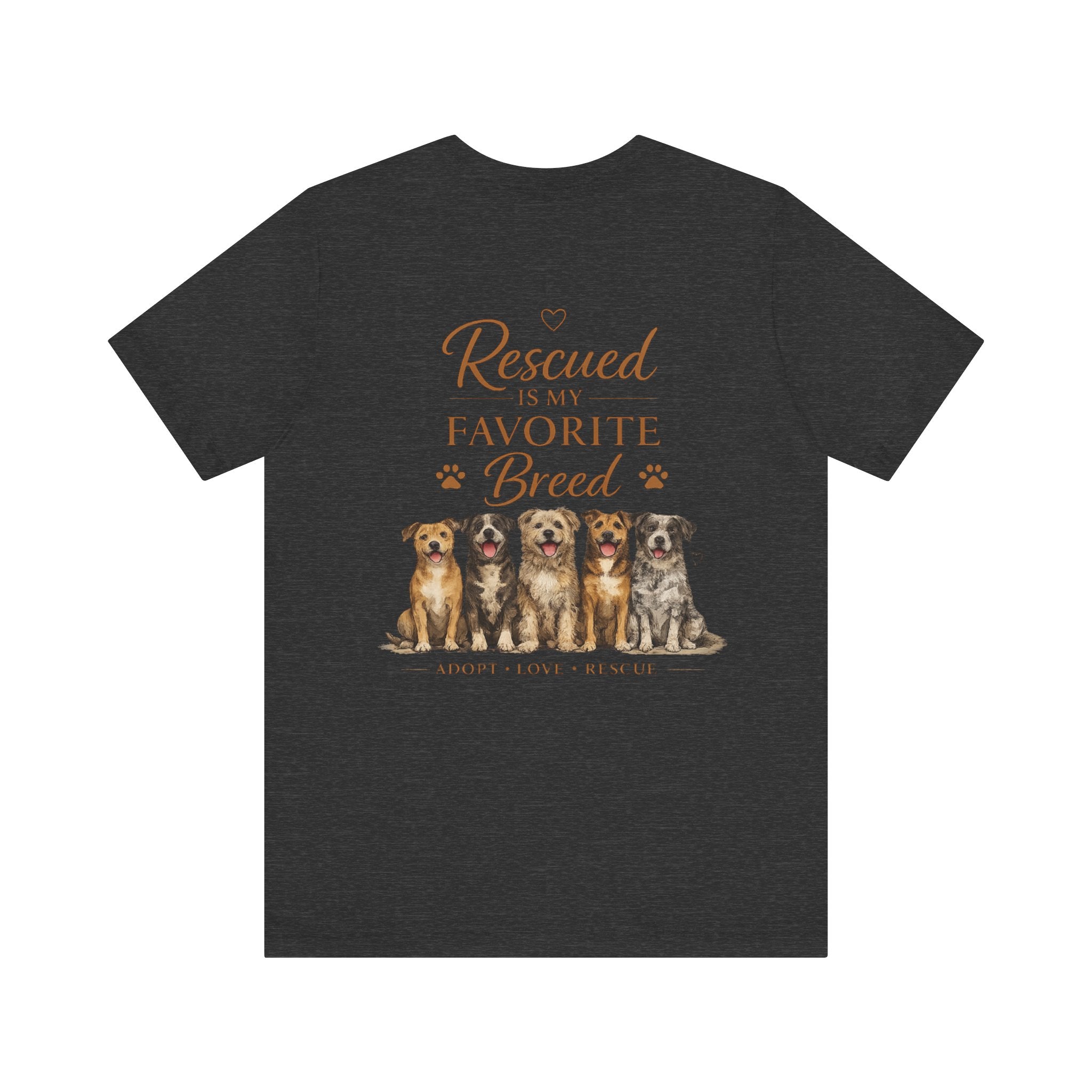 Rescue Is My Favorite Breed T-Shirt | Rescue Dog Tee