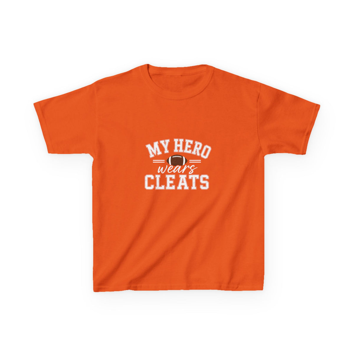 My Hero Wears Cleats Shirt | Kids Football Shirt | Little Brother Football Shirt | Little Sister Football Shirt | Sibling Shirt