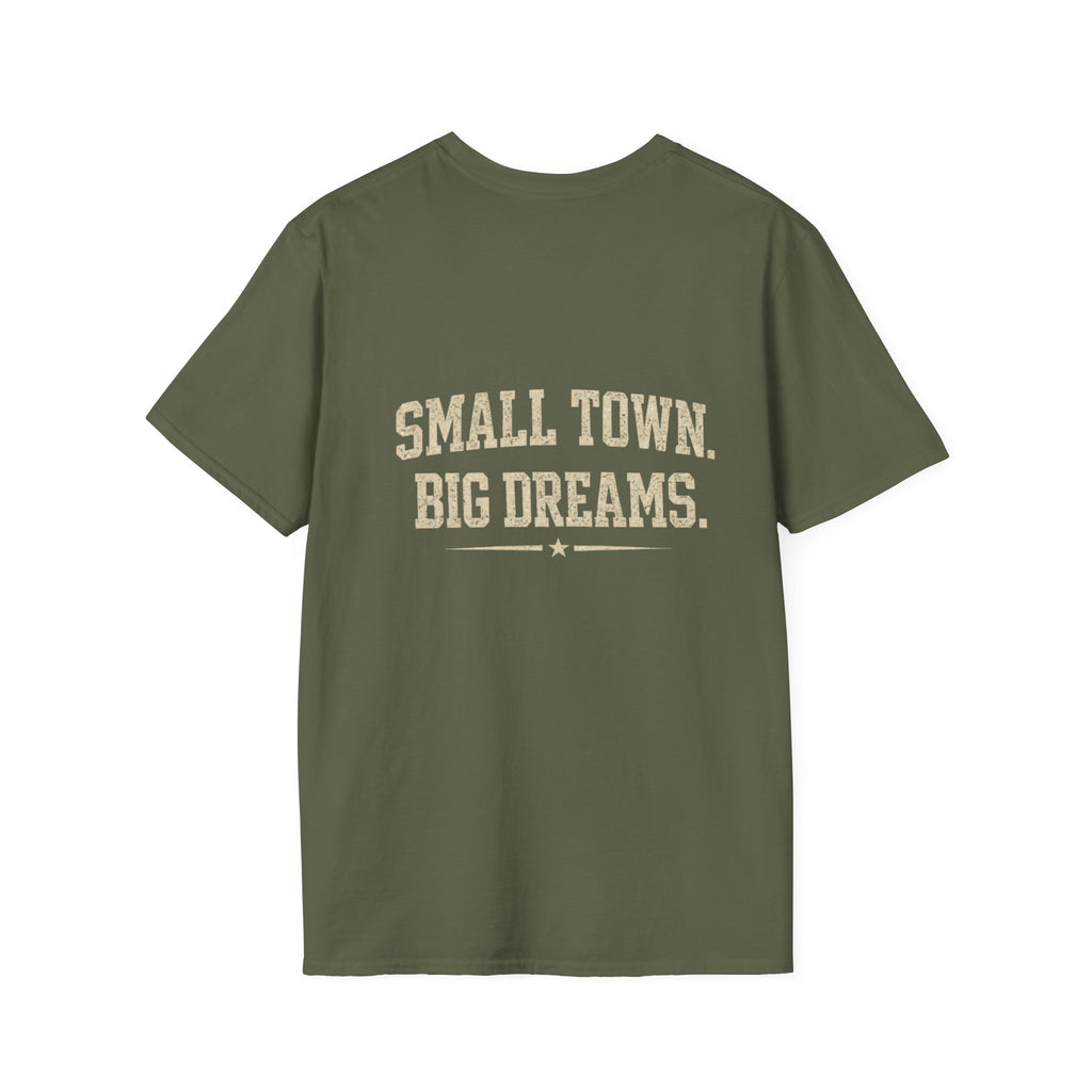 Custom Hometown Proud Shirt | Personalized School Mascot Tee | Small Town Big Dreams | Football Soccer Baseball Game Day Shirt