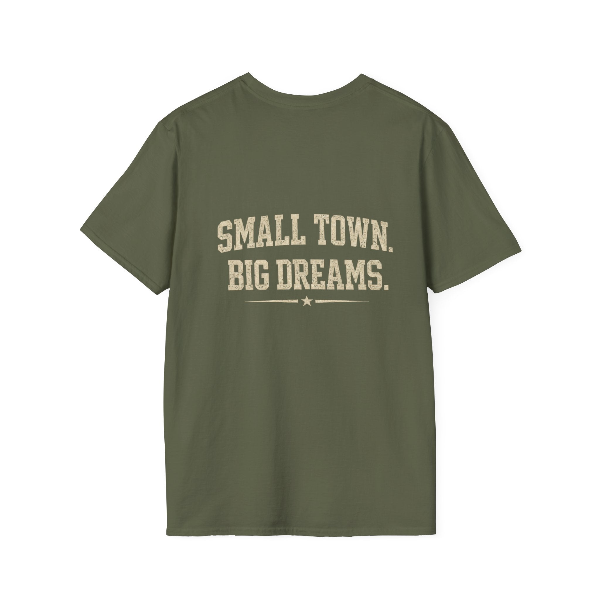 Custom Hometown Proud Shirt | Personalized School Mascot Tee | Small Town Big Dreams | Football Soccer Baseball Game Day Shirt