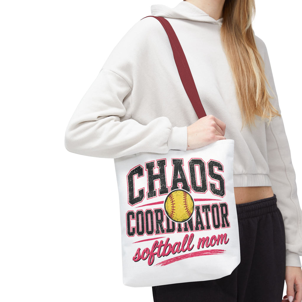 Softball Mom Tote Bag | All-Over Print Sports Mom Tote