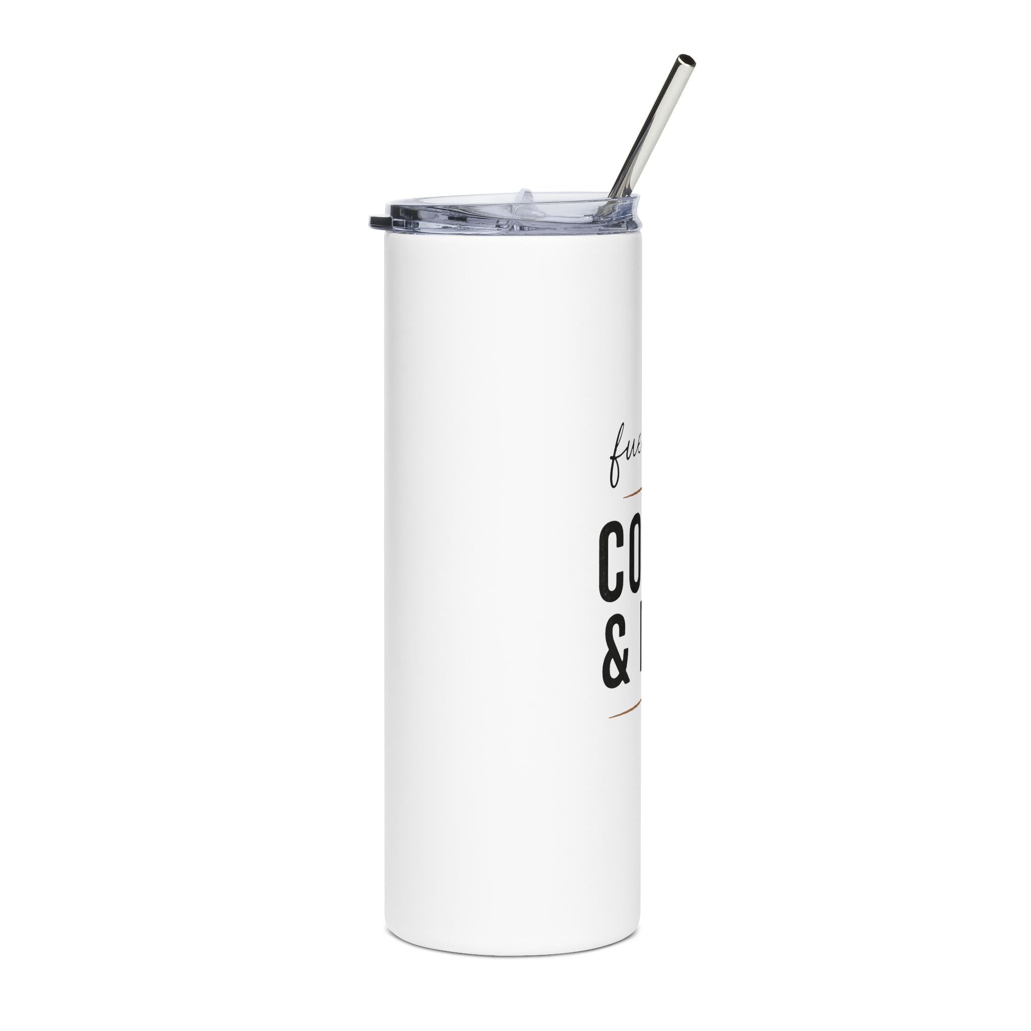 Coffee & Dogs Stainless Steel Tumbler 20oz | Dog Lover Coffee Cup