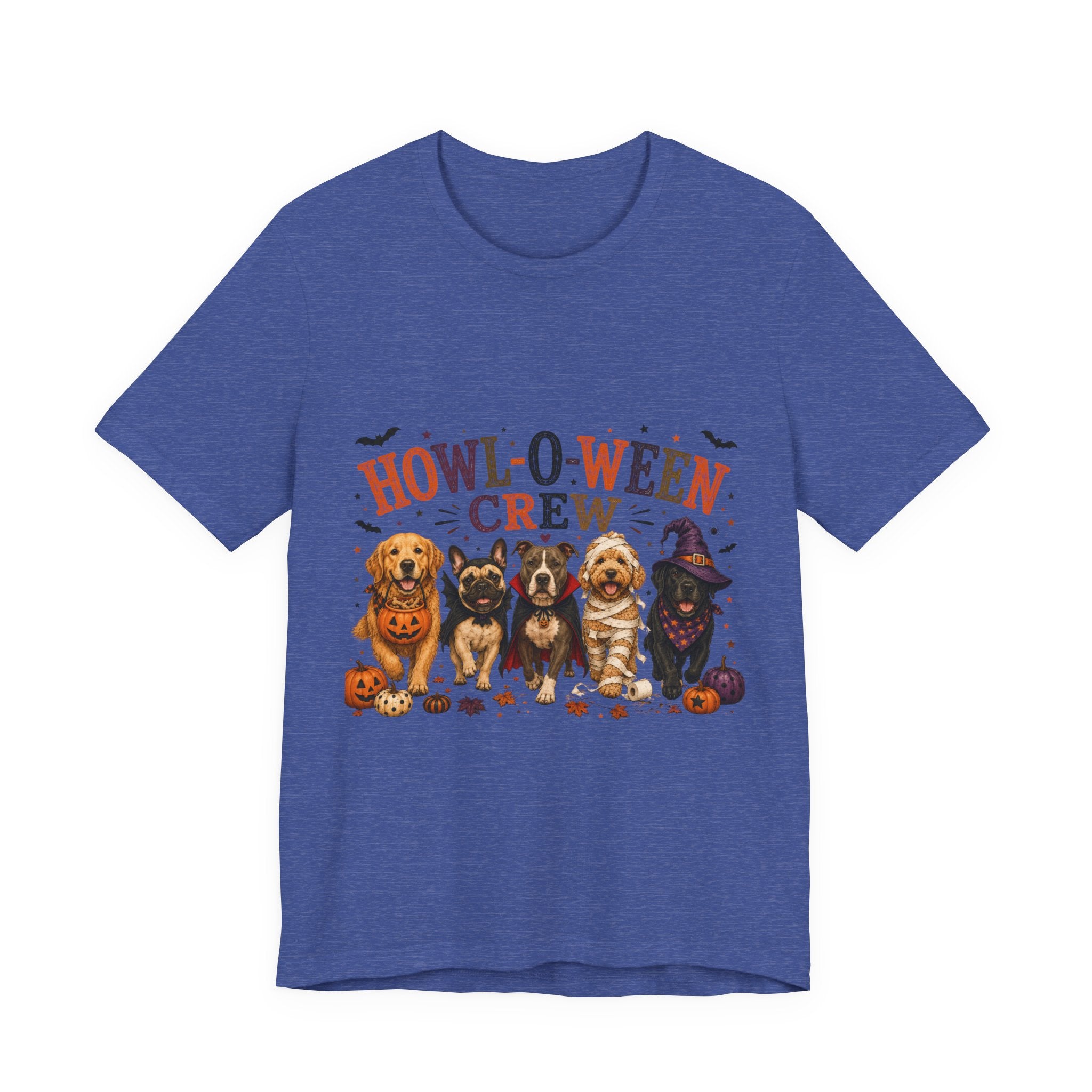 Howl-O-Ween Crew Shirt, Halloween Dog Mom Shirt, Cute Dog Halloween Tee, Spooky Dog Lover Gift, Fall Dog Shirt, Pumpkin Dog Costume Tee