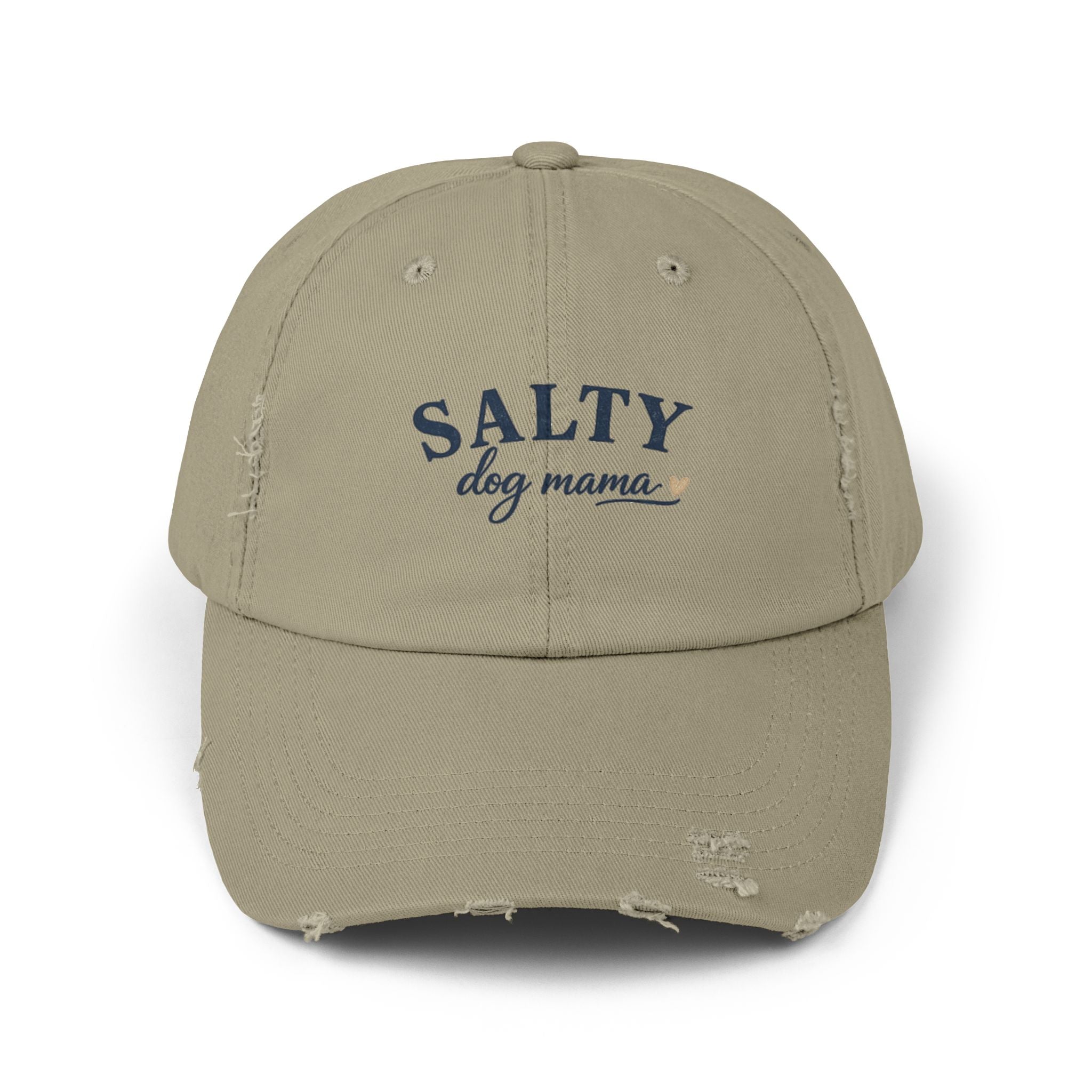 Distressed Dog Mom Hat