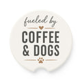 Dog Mom Car Coaster | Paw Print Beverage Slot