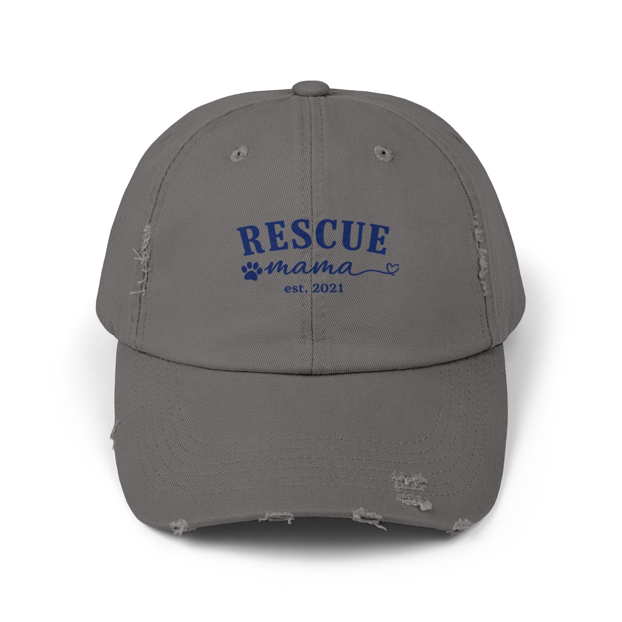 Rescue Mama Distressed Hat