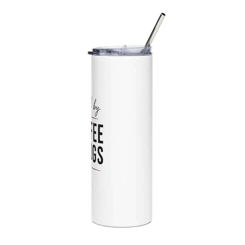 Coffee & Dogs Stainless Steel Tumbler 20oz | Dog Lover Coffee Cup
