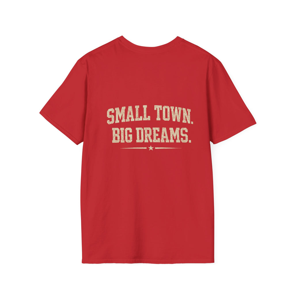 Custom Hometown Proud Shirt | Personalized School Mascot Tee | Small Town Big Dreams | Football Soccer Baseball Game Day Shirt