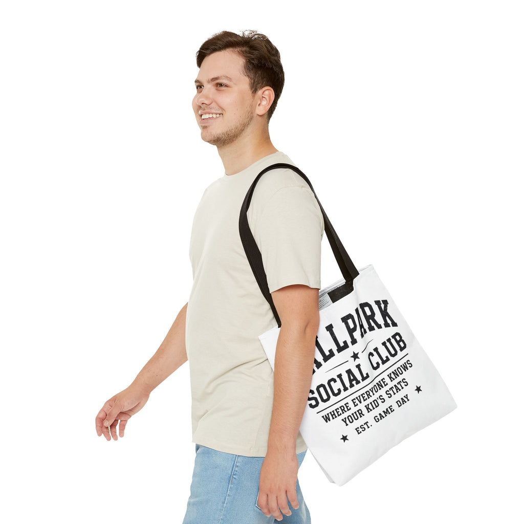 Sports Mom Tote Bag | Allover Print Mom Tote, Athletic Team Carrier