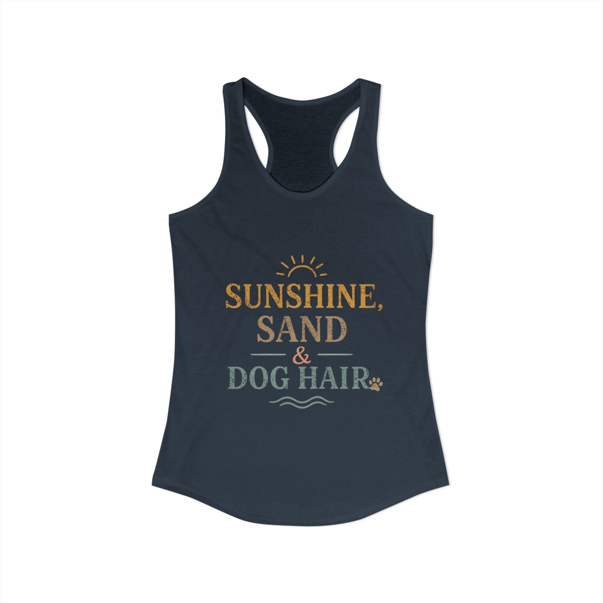 Women's Ideal Racerback Tank | Dog and beach themed tanks