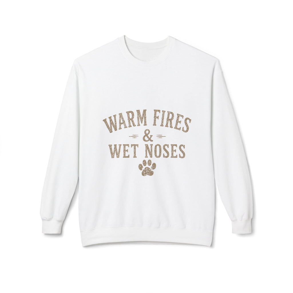 Dog Mom Sweatshirt, Cozy Fall Dog Lover Crewneck, Campfire Dog Sweatshirt, Dog Lover Gift, Autumn Puppy Sweatshirt