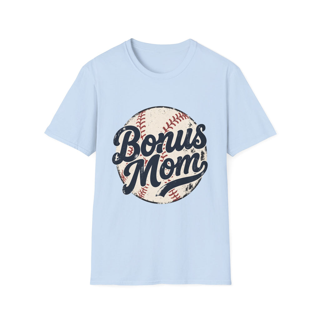 Bonus Mom Baseball T-Shirt | Mom Team Baseball Shirt