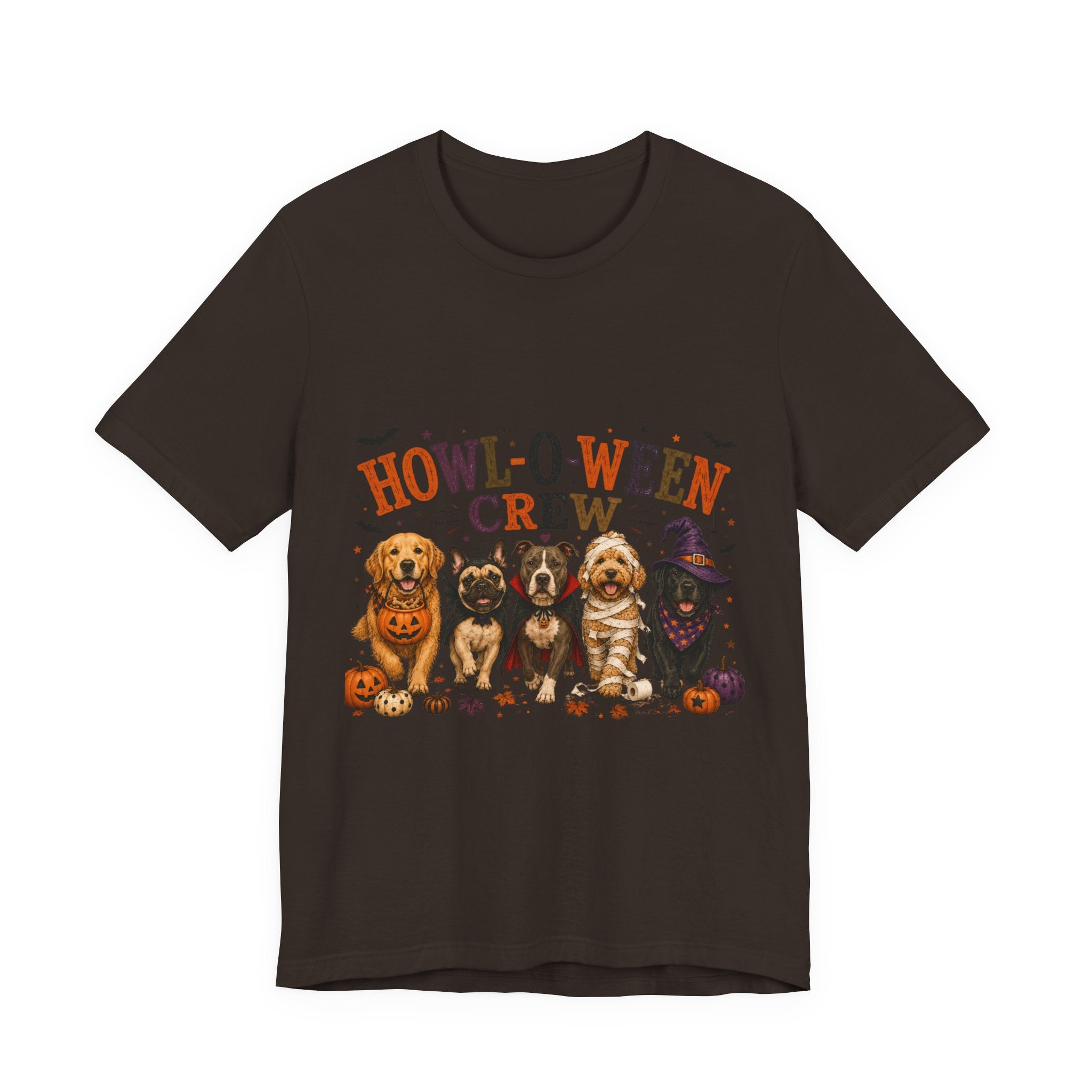 Howl-O-Ween Crew Shirt, Halloween Dog Mom Shirt, Cute Dog Halloween Tee, Spooky Dog Lover Gift, Fall Dog Shirt, Pumpkin Dog Costume Tee
