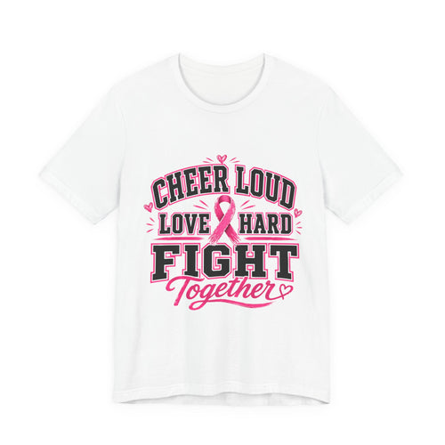 Breast Cancer Awareness Sports Mom Tee, Pink Ribbon Football Game Shirt, Team Spirit Cancer Support Shirt, October Pink Out Tee