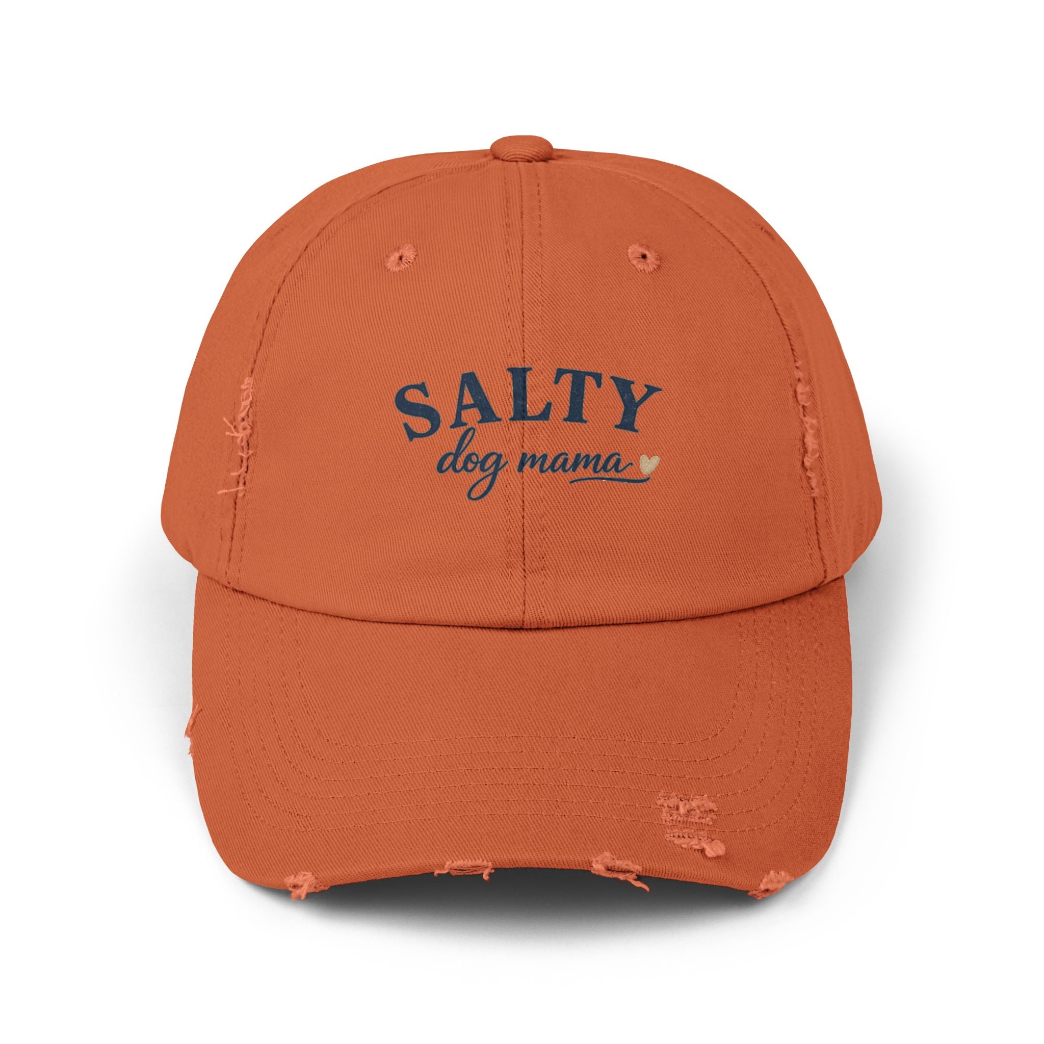 Distressed Dog Mom Hat