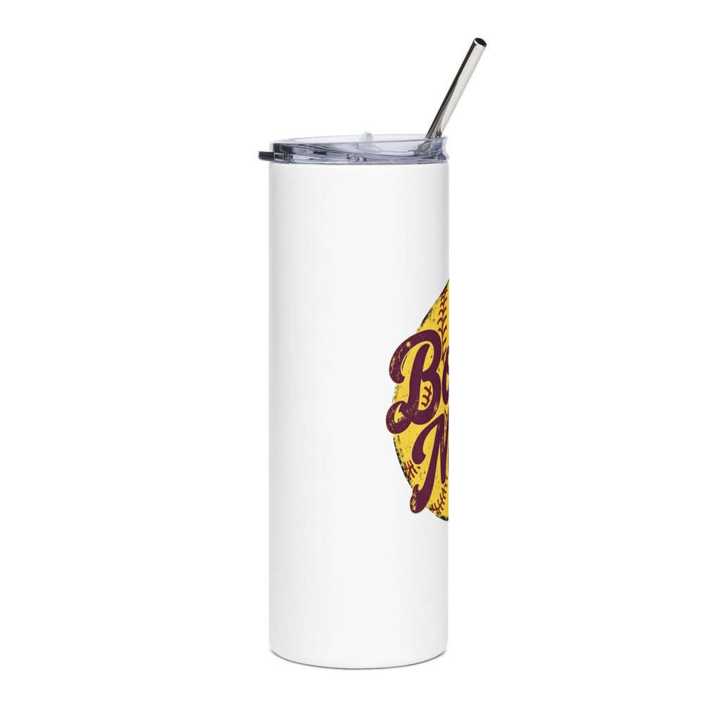 Bonus Mom Softball Logo Tumbler | 20oz Stainless Steel