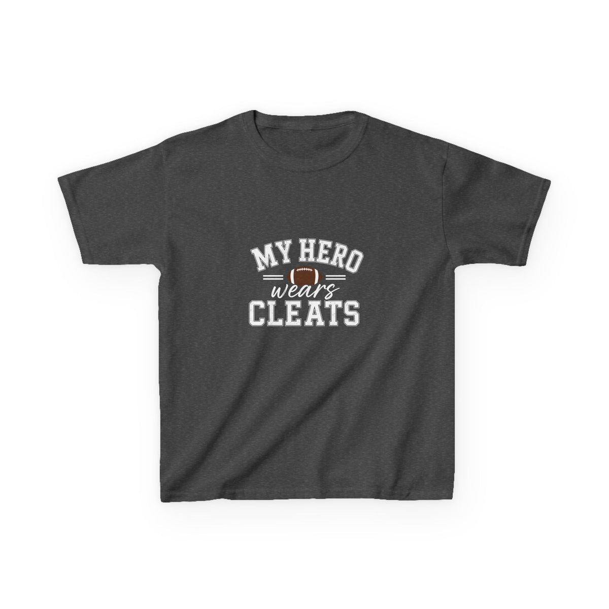 My Hero Wears Cleats Shirt | Kids Football Shirt | Little Brother Football Shirt | Little Sister Football Shirt | Sibling Shirt