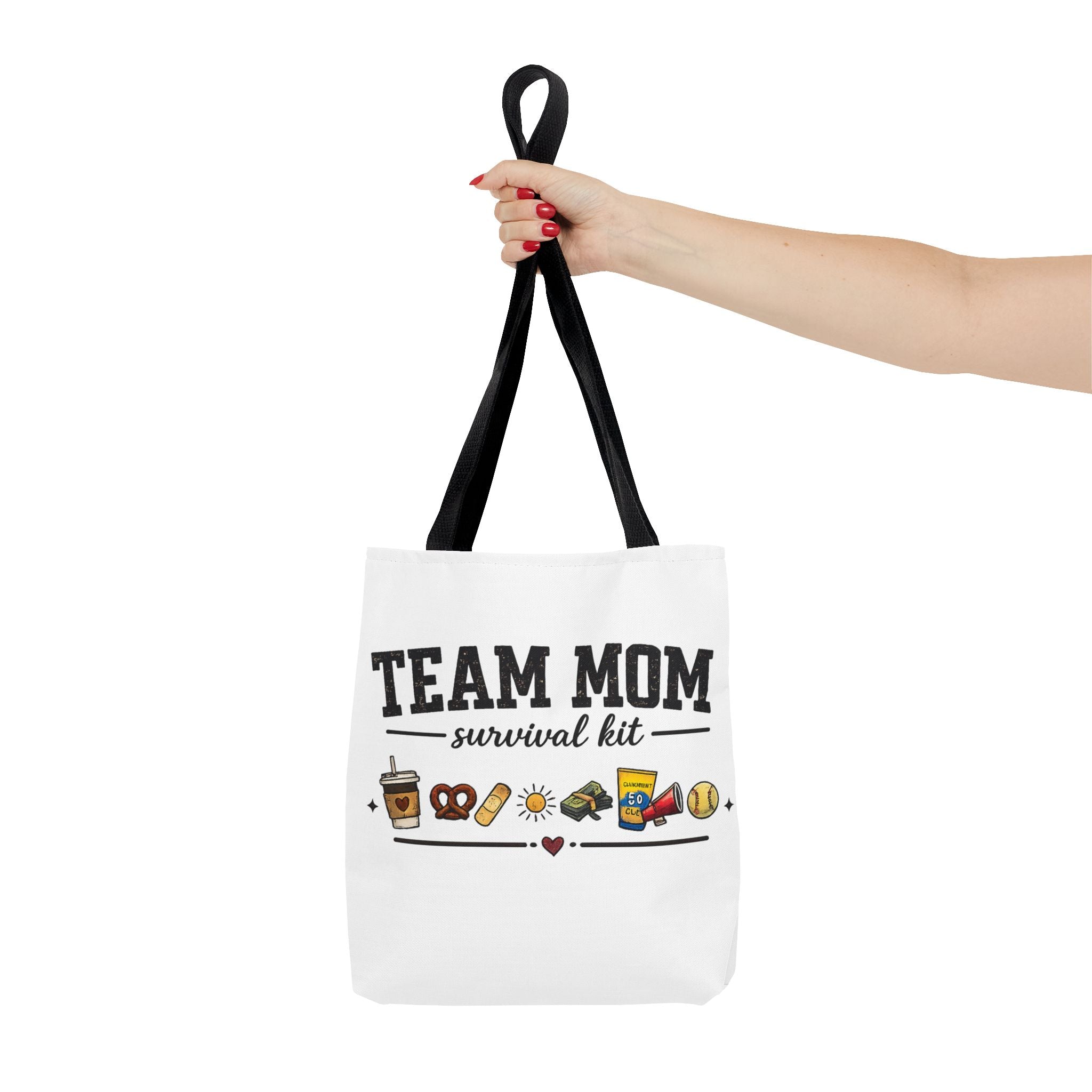 Team Mom Tote Bag | All-Over Print Sports Mom Carryall