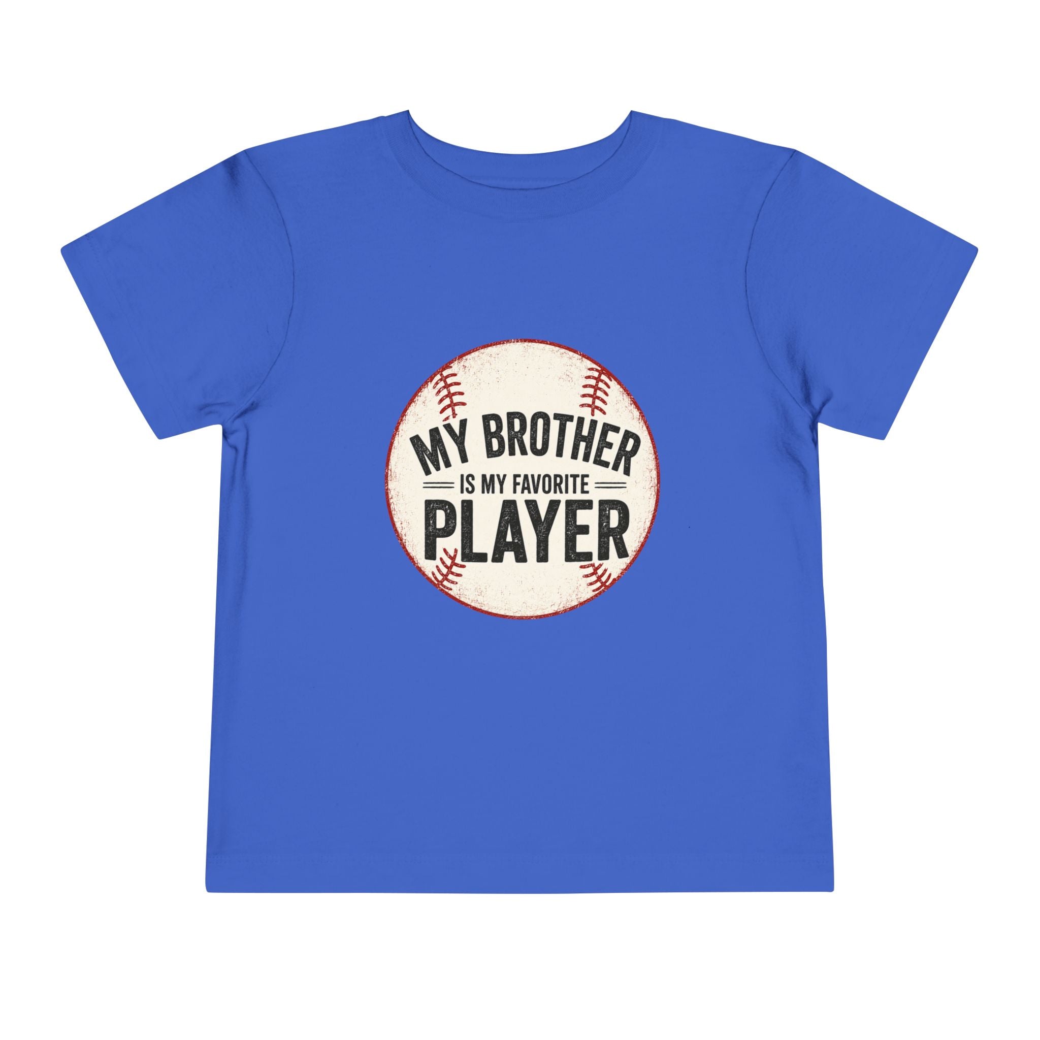 My Brother Is My Favorite Player Toddler Tee | Baseball Graphic