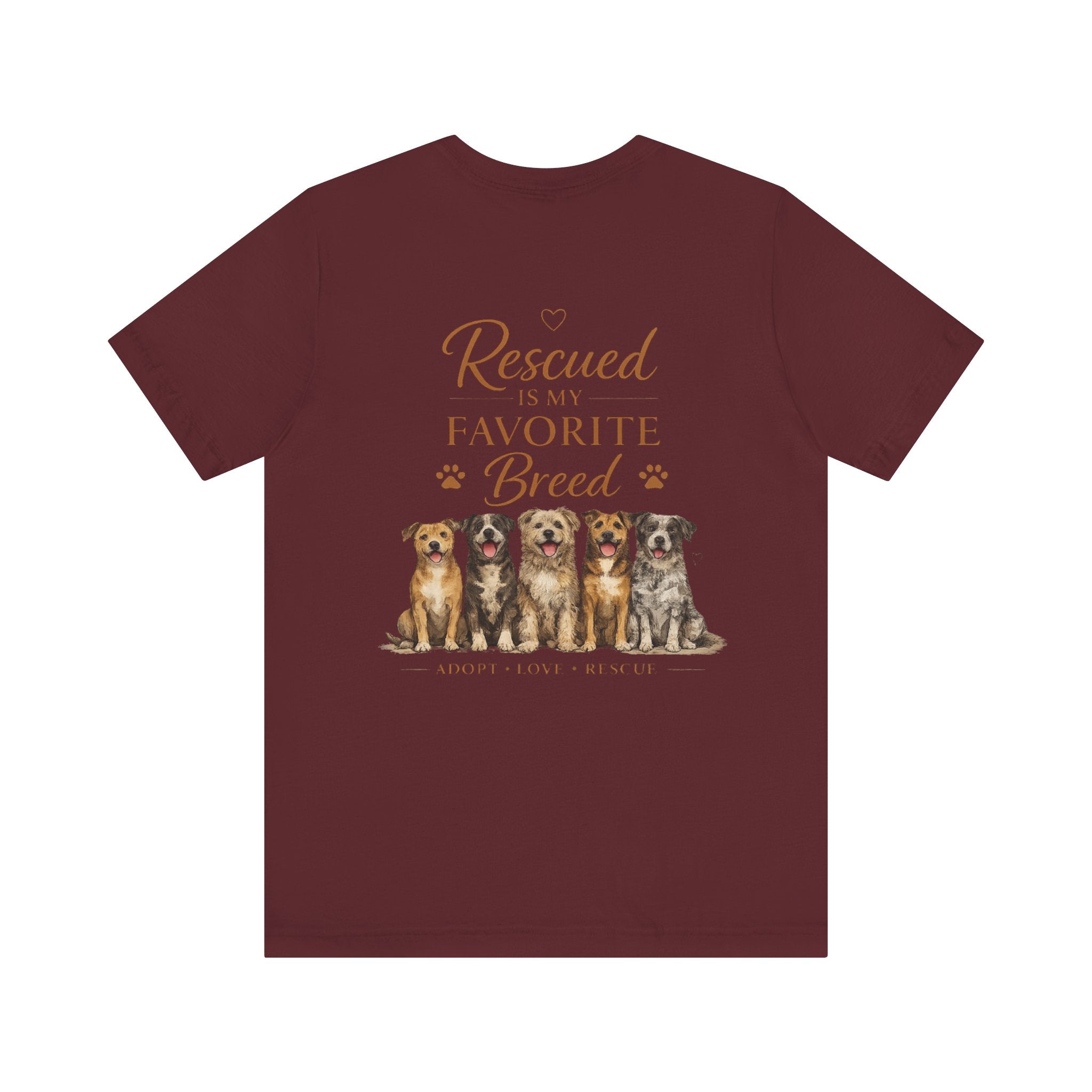 Rescue Is My Favorite Breed T-Shirt | Rescue Dog Tee