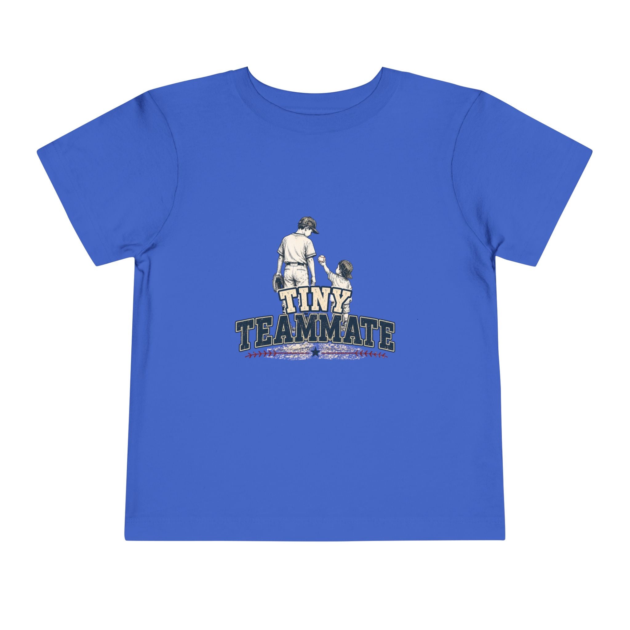 Tiny Teammate Baseball Toddler Short Sleeve Tee | Kids Sports Shirt