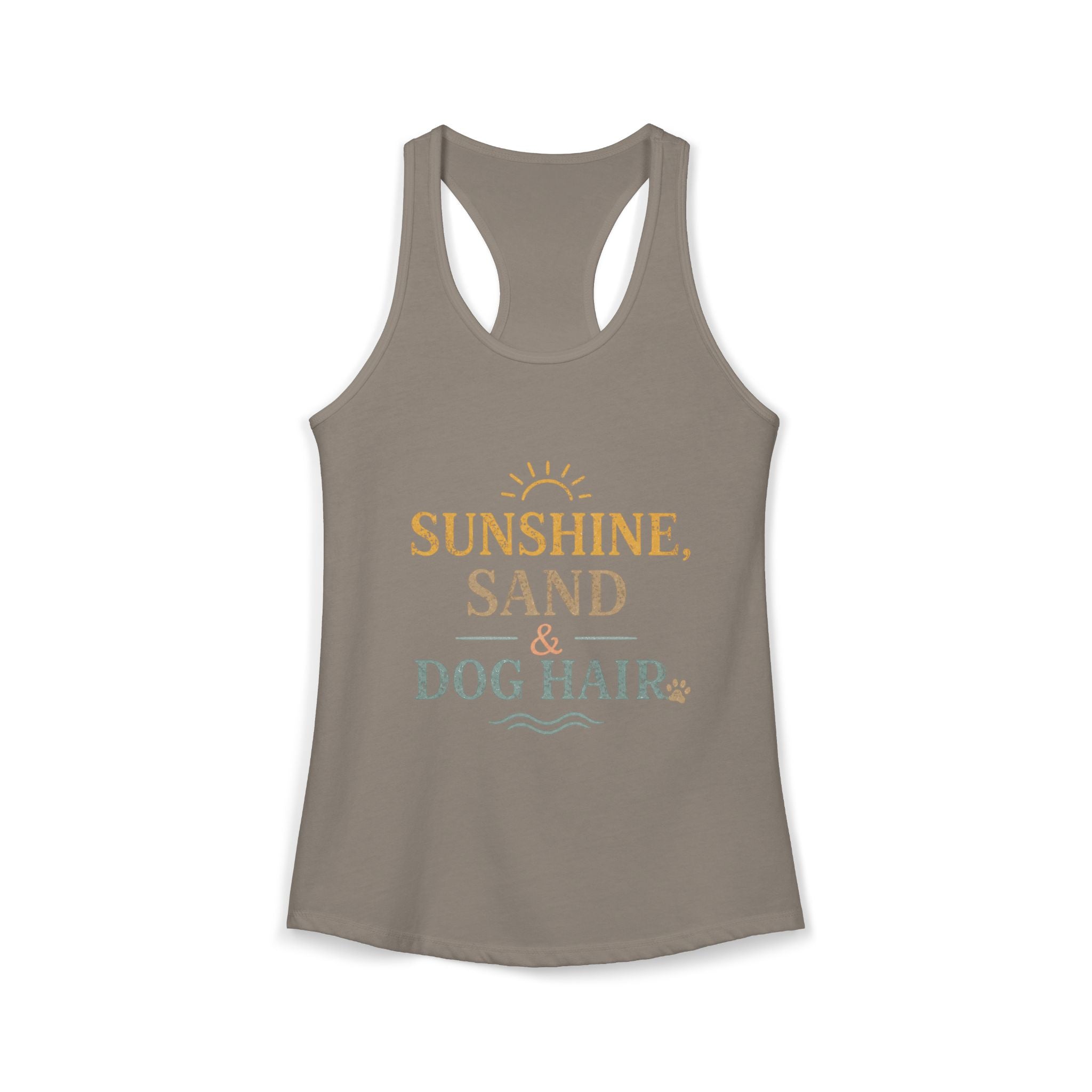 Women's Ideal Racerback Tank | Dog and beach themed tanks