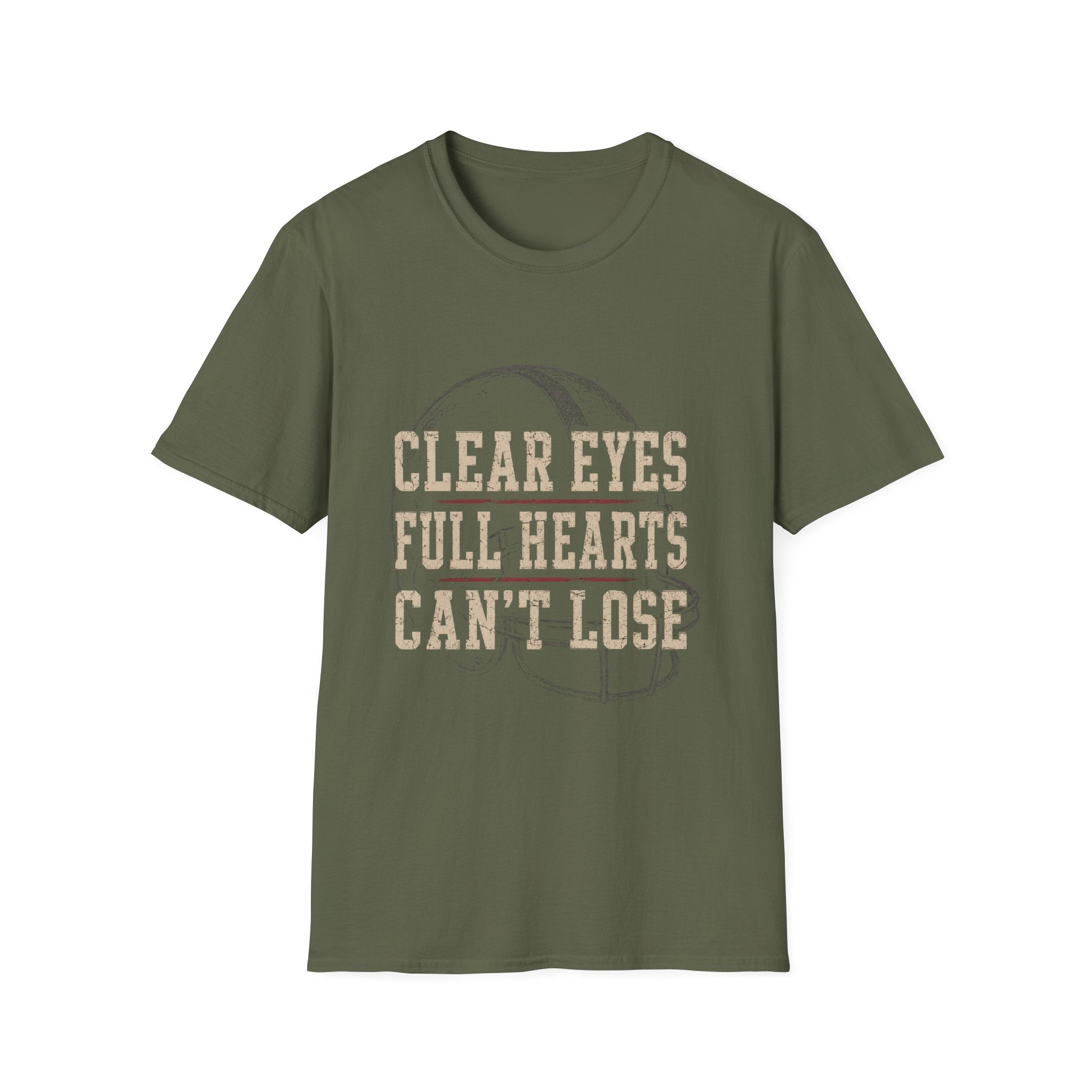 Clear Eyes Full Hearts Can't Lose T-Shirt | Sports Quote Tee