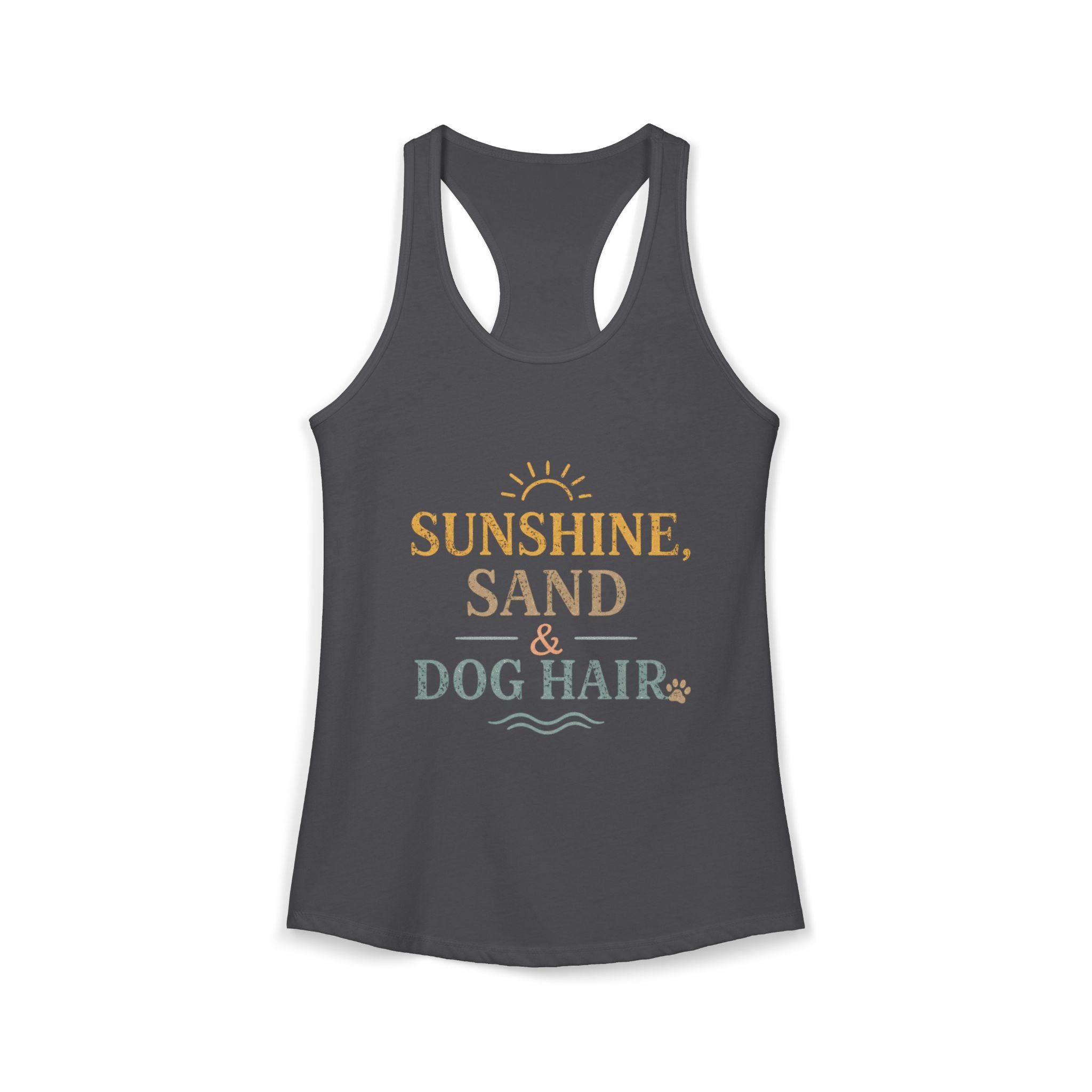 Women's Ideal Racerback Tank | Dog and beach themed tanks