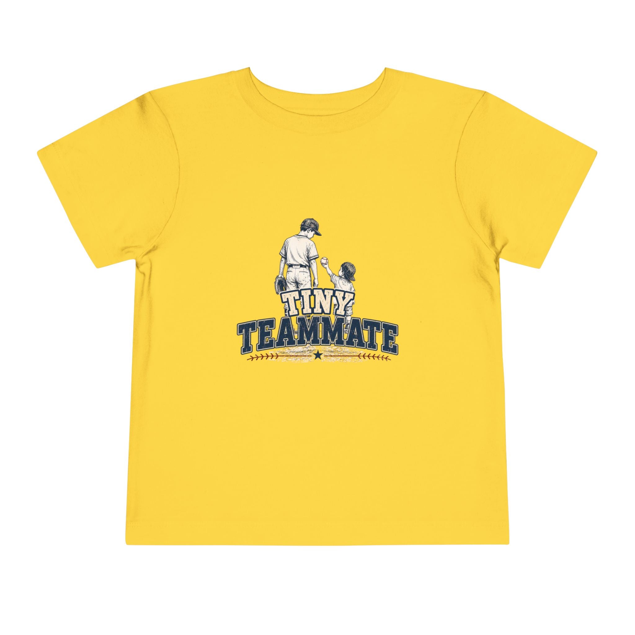 Tiny Teammate Baseball Toddler Short Sleeve Tee | Kids Sports Shirt