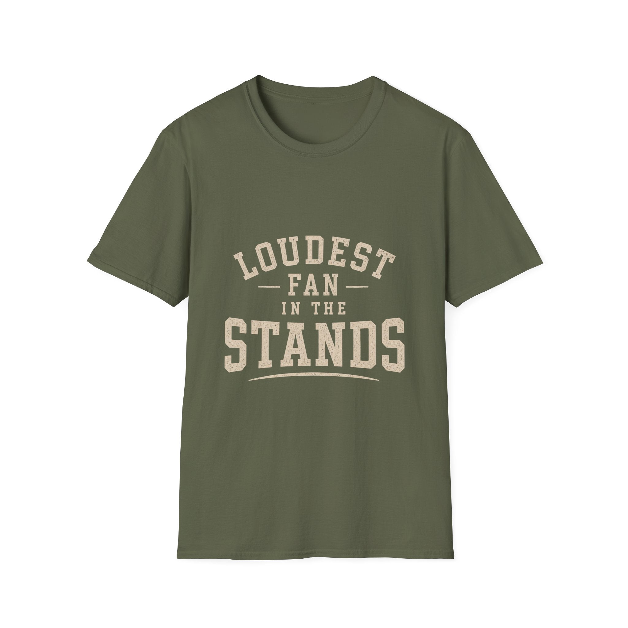 Loudest Fan in the Stands T-Shirt | Baseball Mom Shirt | Softball Mom Tee | Sports Dad Shirt | Football Soccer Basketball Fan