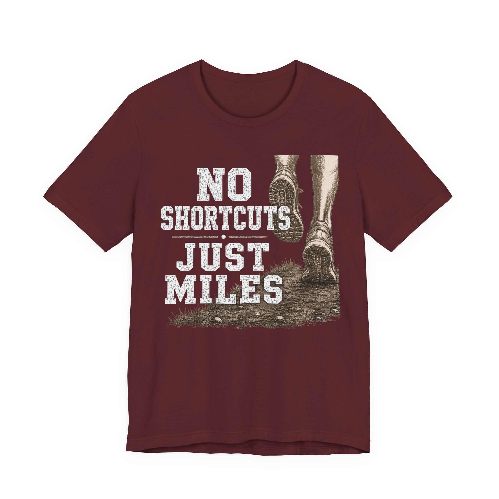 No Shortcuts Just Miles Shirt, Cross Country Shirt, XC Runner Gift, Cross Country Mom Dad Grandpa Grandma Tee, Running Team Shirt