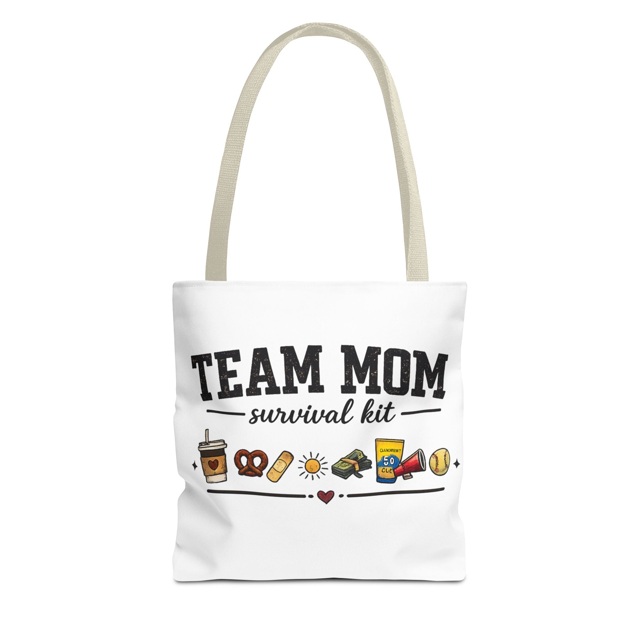 Team Mom Tote Bag | All-Over Print Sports Mom Carryall