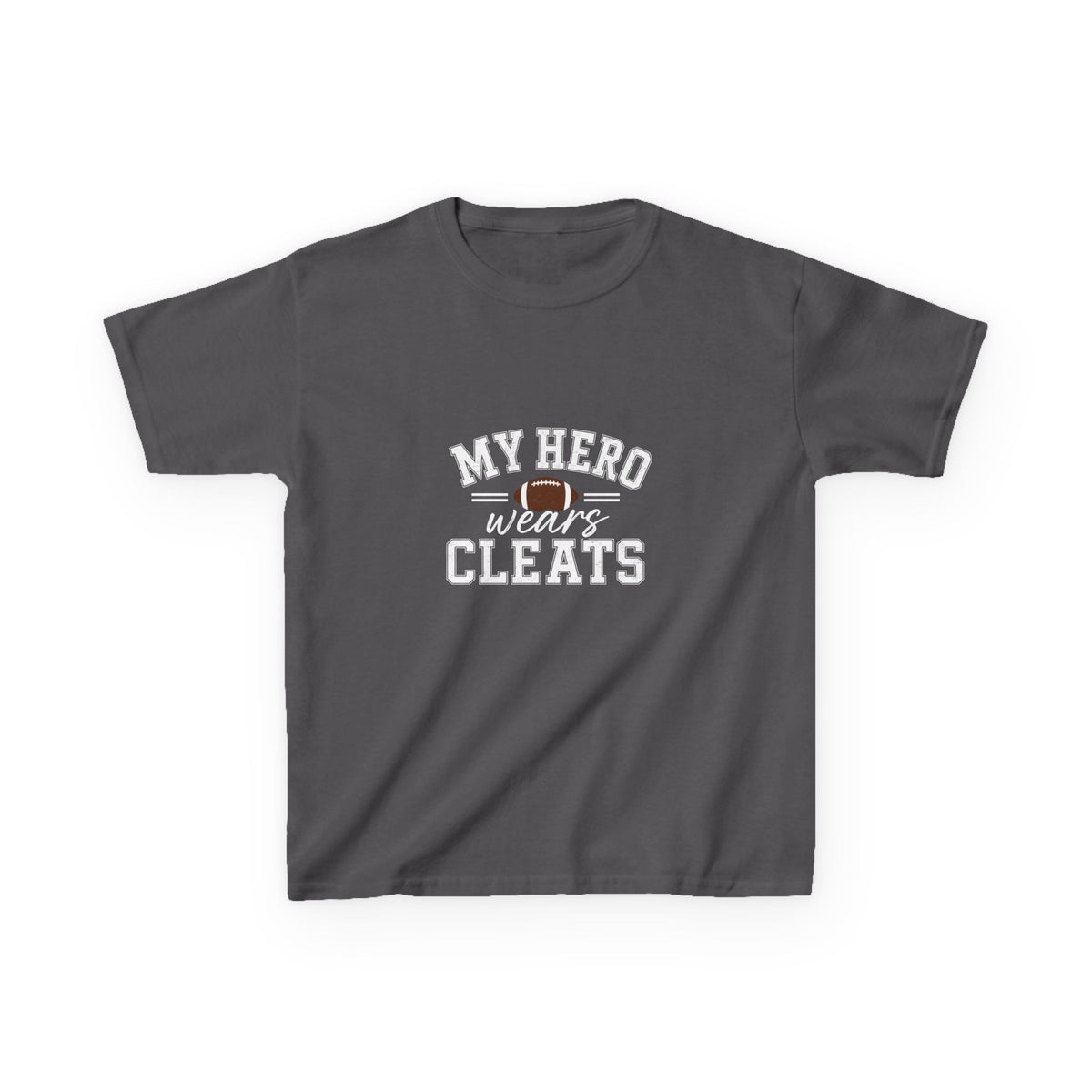 My Hero Wears Cleats Shirt | Kids Football Shirt | Little Brother Football Shirt | Little Sister Football Shirt | Sibling Shirt