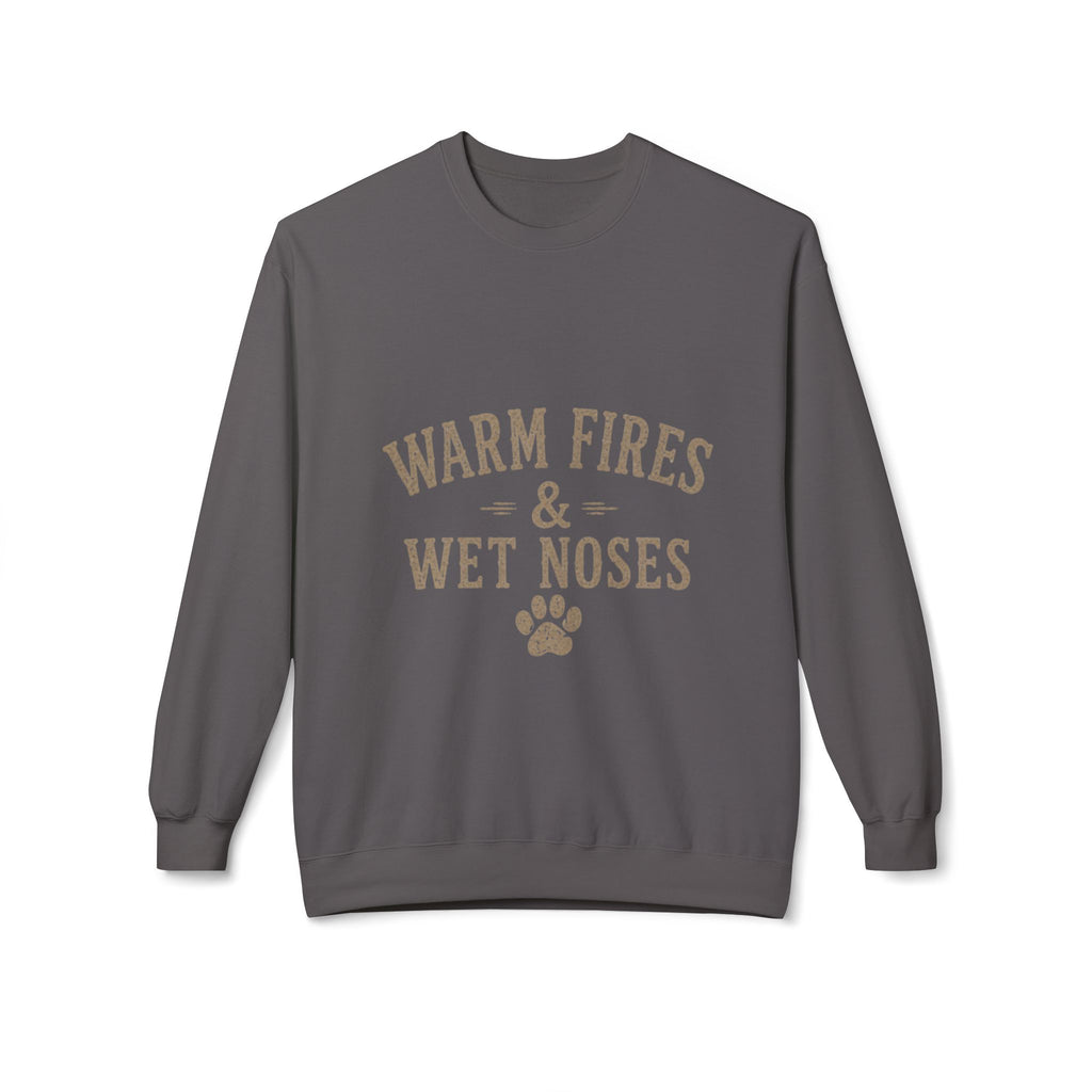 Dog Mom Sweatshirt, Cozy Fall Dog Lover Crewneck, Campfire Dog Sweatshirt, Dog Lover Gift, Autumn Puppy Sweatshirt