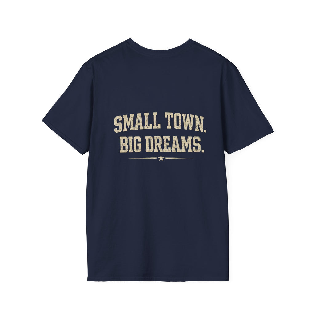Custom Hometown Proud Shirt | Personalized School Mascot Tee | Small Town Big Dreams | Football Soccer Baseball Game Day Shirt