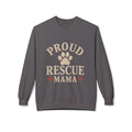 Proud Rescue Mama Sweatshirt, Rescue Dog Mom Crewneck, Shelter Dog Mom Gift, Vintage Dog Lover Sweatshirt, Adopt Don't Shop Gift