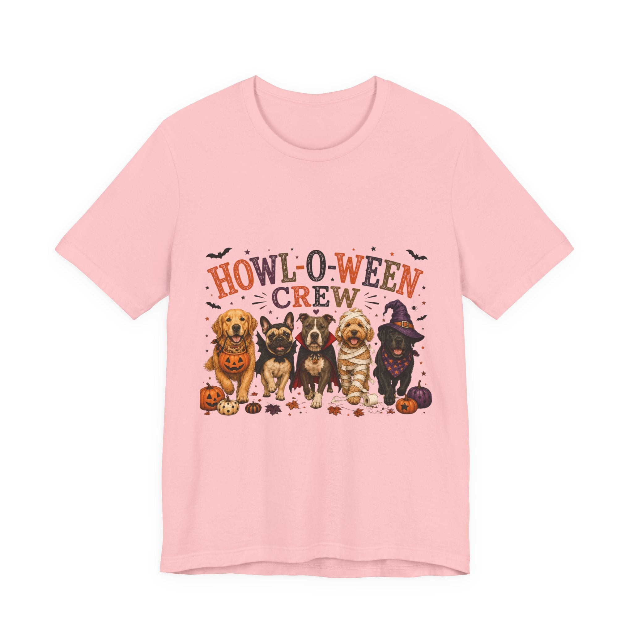 Howl-O-Ween Crew Shirt, Halloween Dog Mom Shirt, Cute Dog Halloween Tee, Spooky Dog Lover Gift, Fall Dog Shirt, Pumpkin Dog Costume Tee