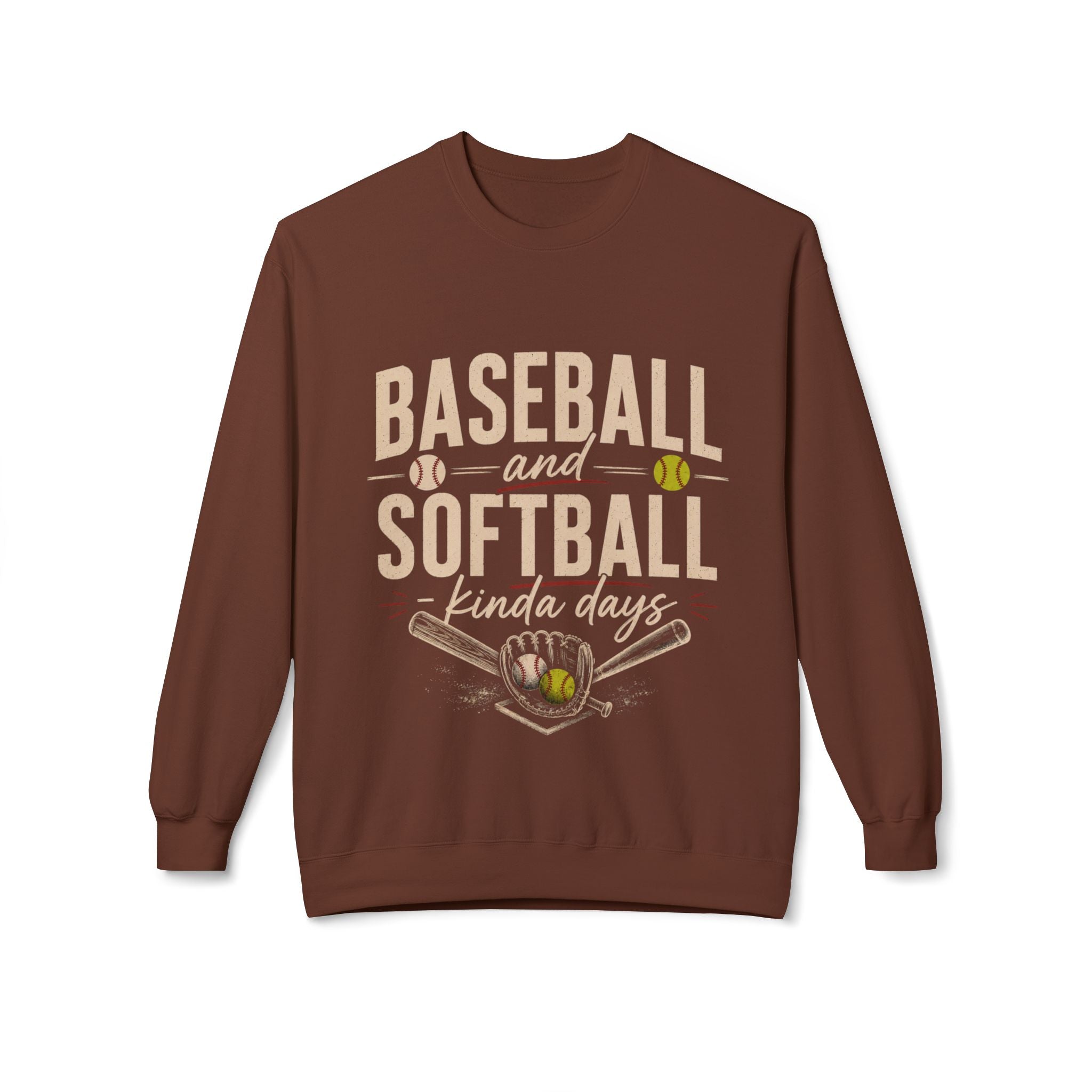 Baseball and Softball Kinda Days Sweatshirt, Sports Mom Sweatshirt, Sports Dad Sweatshirt, Grandparent Sweatshirt