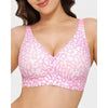 Seamless Leopard Print Wireless Bra