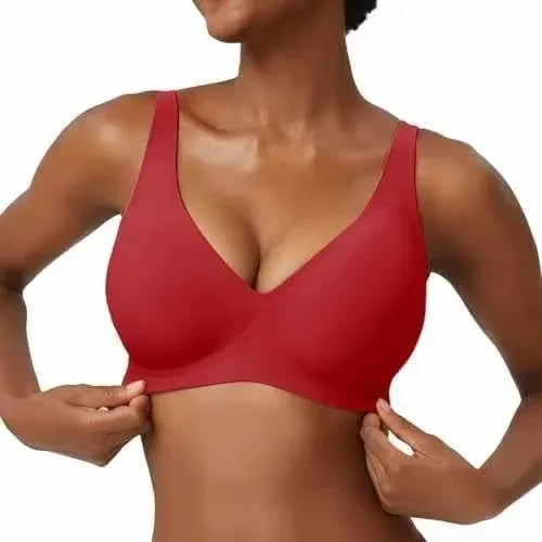 Seamless Leopard Print Wireless Bra
