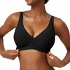 Seamless Leopard Print Wireless Bra