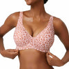 Seamless Leopard Print Wireless Bra