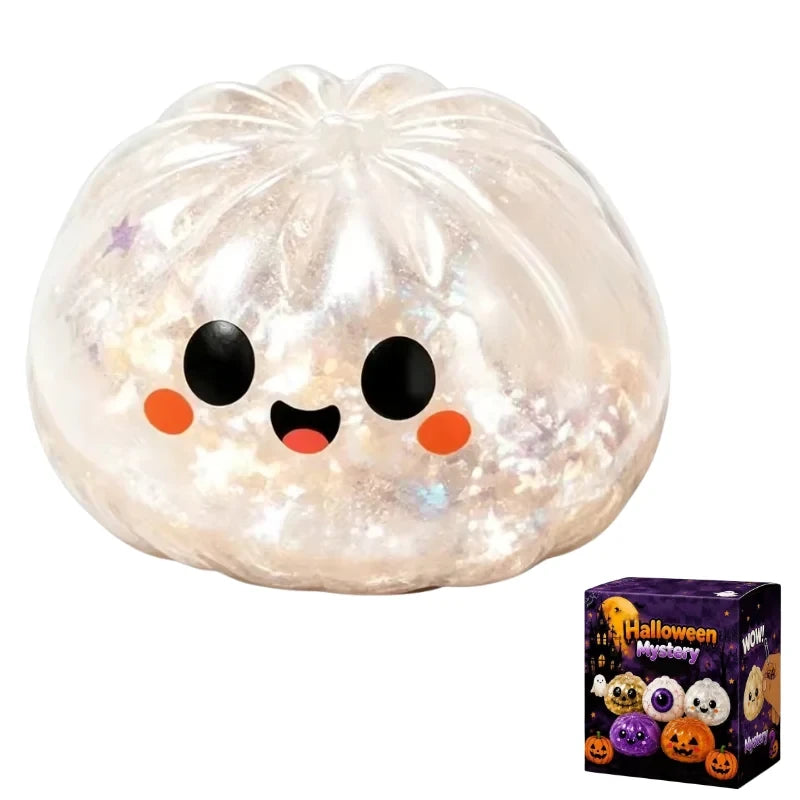 Ghost Dumpling Squishy Toy