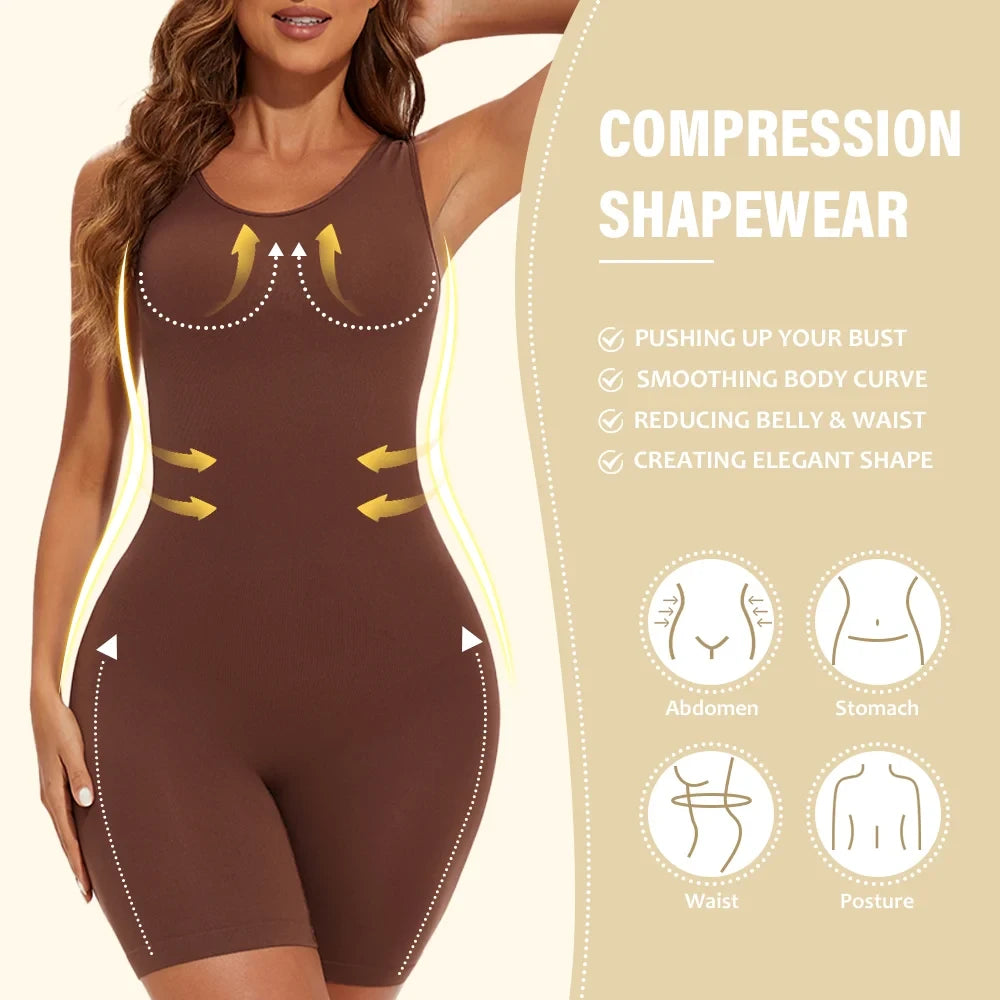 Seamless Full Coverage Shapewear Bodysuit