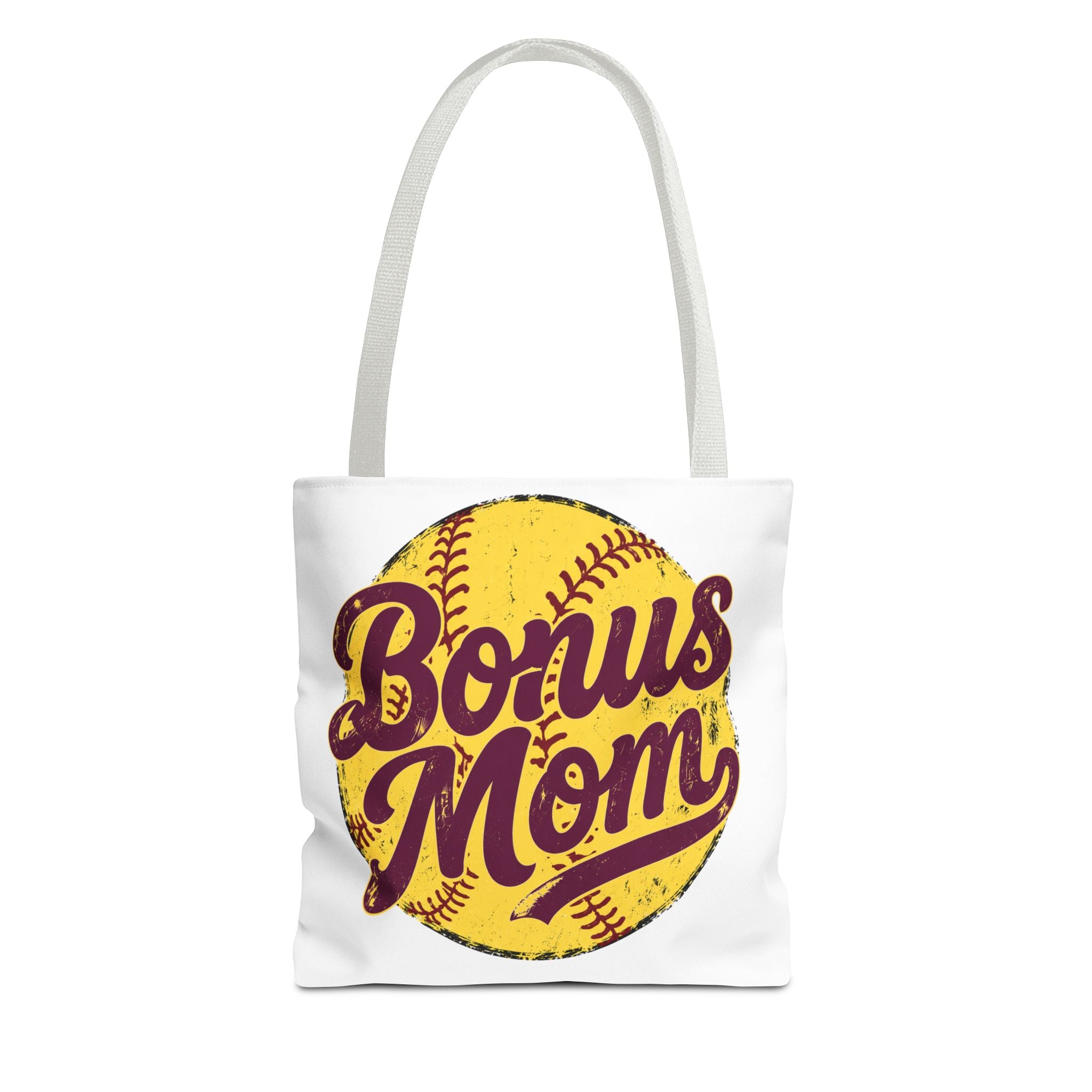 Bonus Mom Softball Tote Bag | All-Over Print Tote