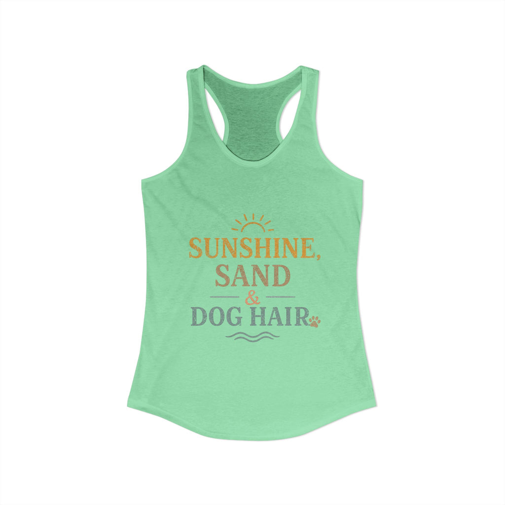 Women's Ideal Racerback Tank | Dog and beach themed tanks