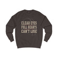 Football Family Sweatshirt, Clear Eyes Full Hearts Can't Lose Crewneck, Friday Night Football Shirt, Football Mom Dad Grandparents Gift