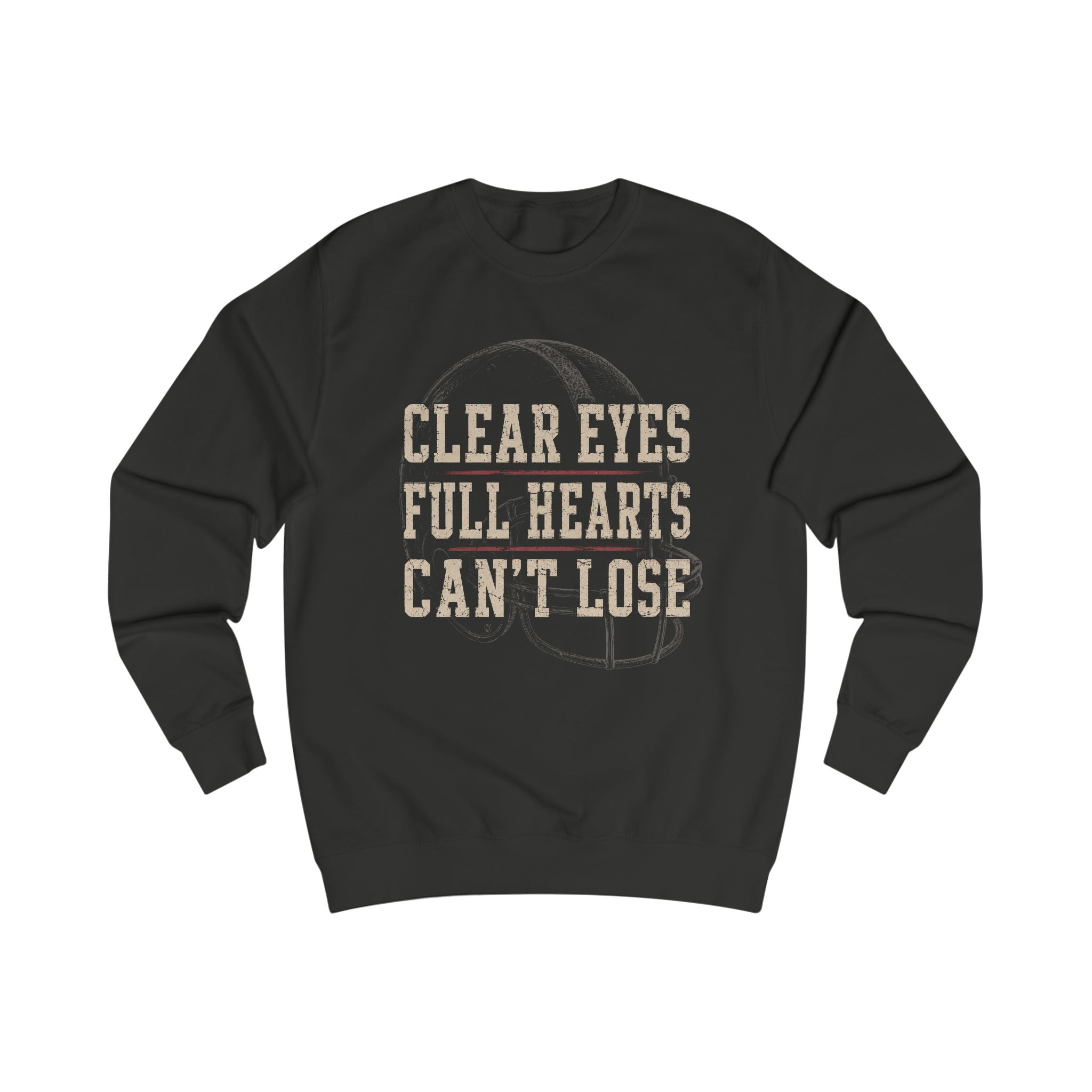 Football Family Sweatshirt, Clear Eyes Full Hearts Can't Lose Crewneck, Friday Night Football Shirt, Football Mom Dad Grandparents Gift
